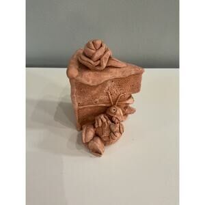 Terra Cotta Ant with Cake